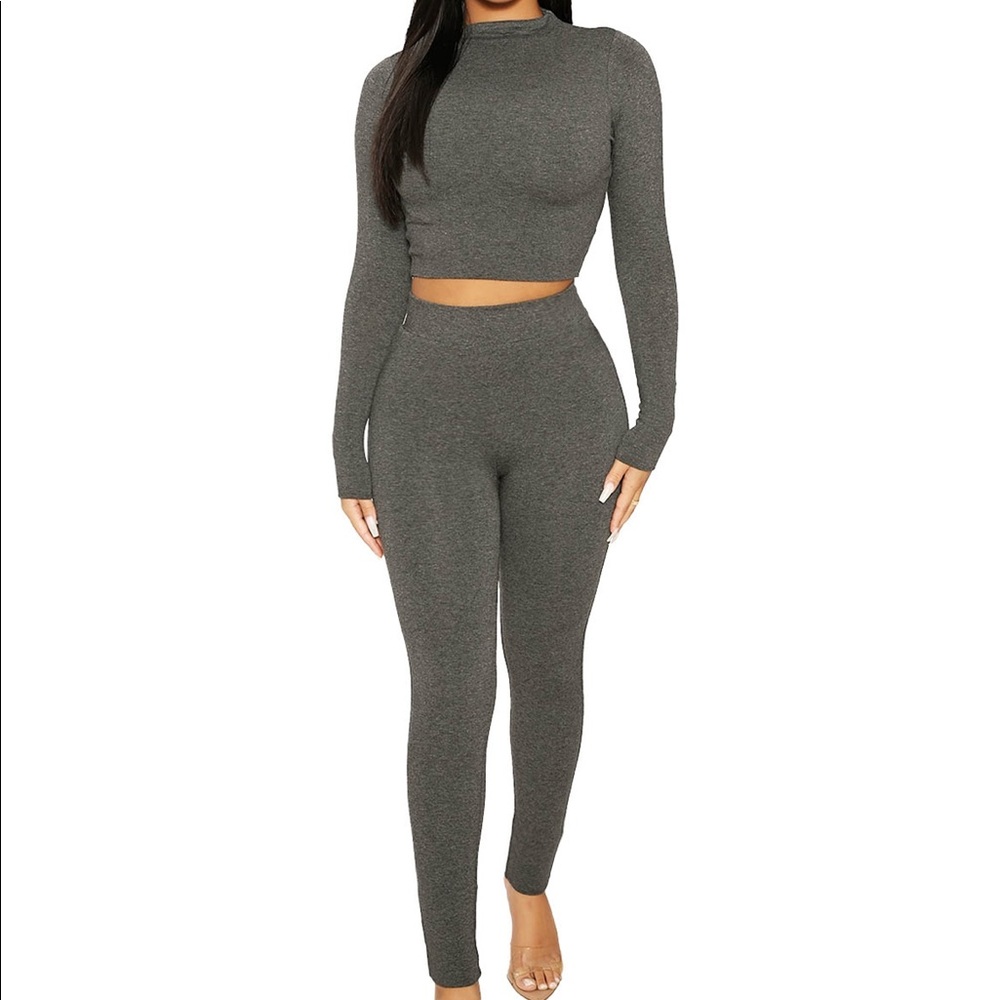 The NW Feelin Oh So Tight Set - Charcoal